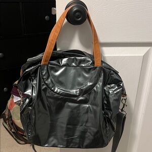 Elegant Gray and Tan Bag